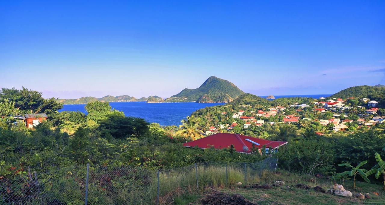 Ti Kaz Anoli Cottage En Bois Avec Vue Sur La Baie Terre-de-Bas Luaran gambar